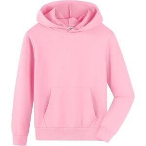 NWT New Spring & Gege Pink Soft Knit Pullover Hoodie Sweatshirt Youth Size Large
